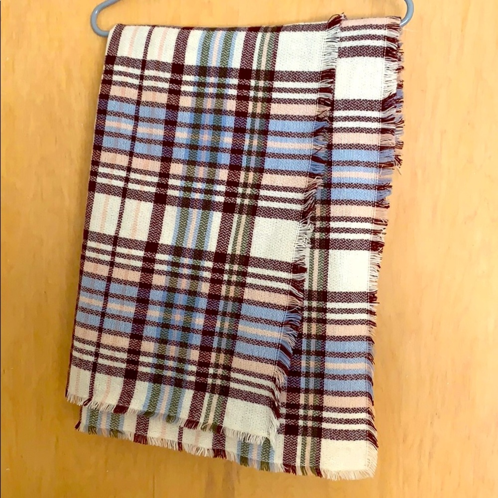 Multi-colored large scarf